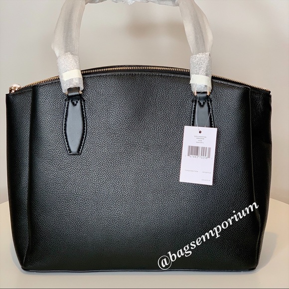 Kate Spade Large Leather Black Monet Tote Bag - Picture 12 of 15